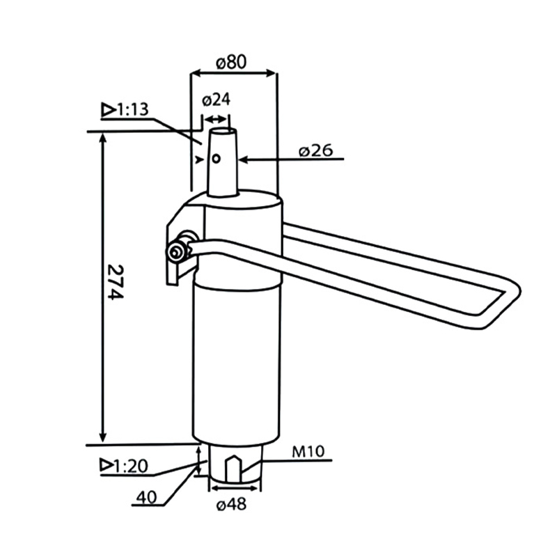 Bomba hidráulica para cadeira de salão (DA-12)