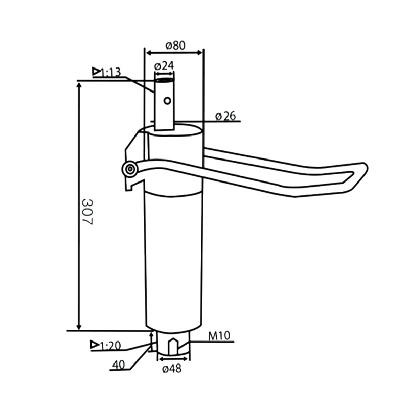 Bomba Hidráulica para Cadeira de Salão (DA-14)