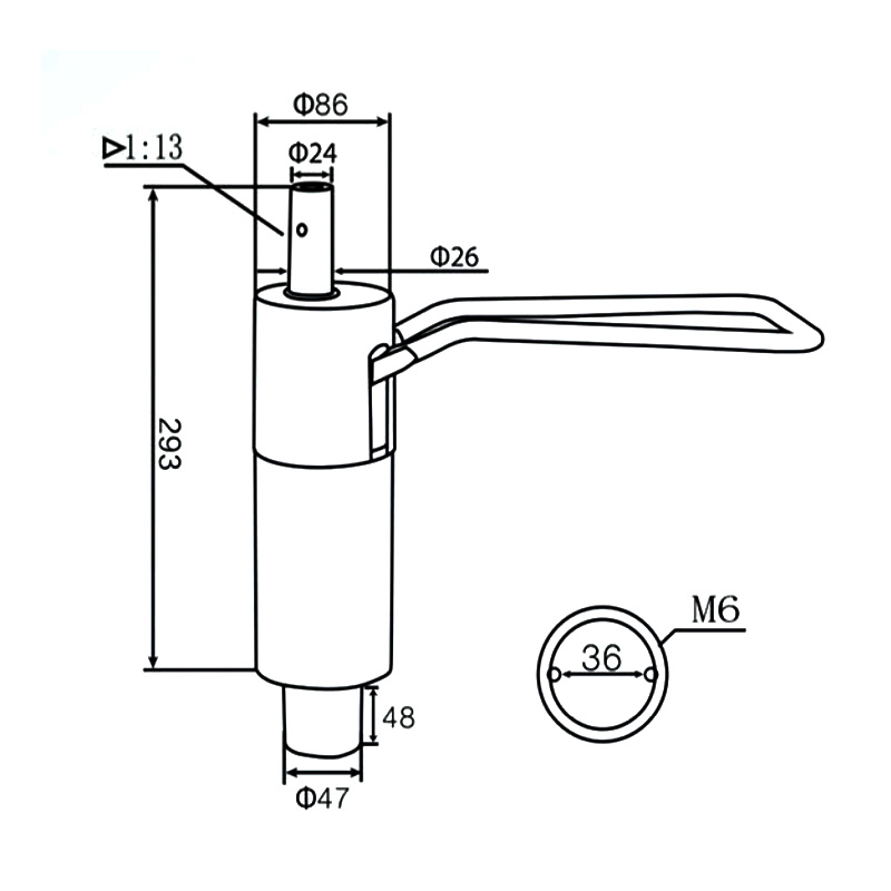 Bomba hidráulica de cadeira de salão (DA-20-01)