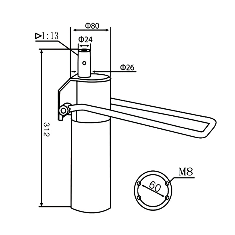 Bomba Hidráulica para Cadeira de Barbeiro (DA-21)