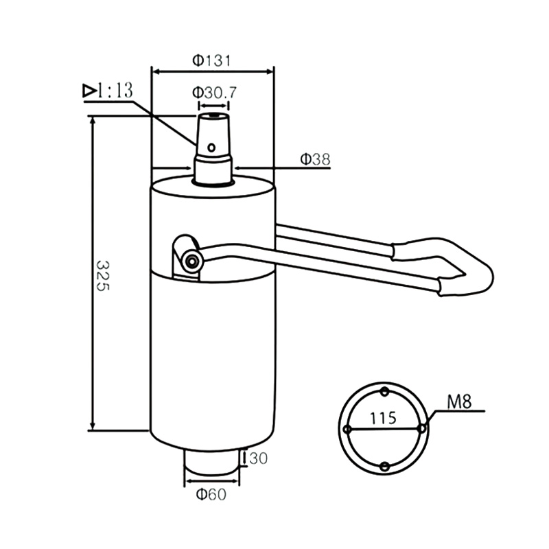 Bomba Hidráulica de Móveis de Salão de Equipamentos de Beleza (DA-22)
