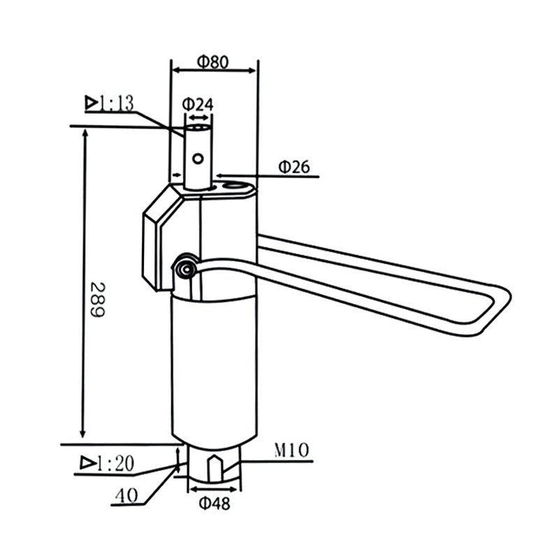 Bomba hidráulica de cadeira de salão de alta qualidade (DA-07)