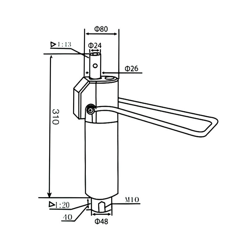 Bomba hidráulica de cadeira de estilo (DA-08)